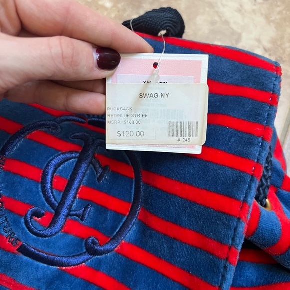 NWT Vintage Juicy Couture Velour Backpack - Picture 3 of 9